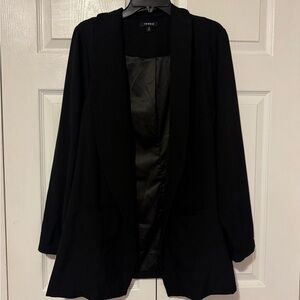 Torrid Elegant Black Suit Jacket